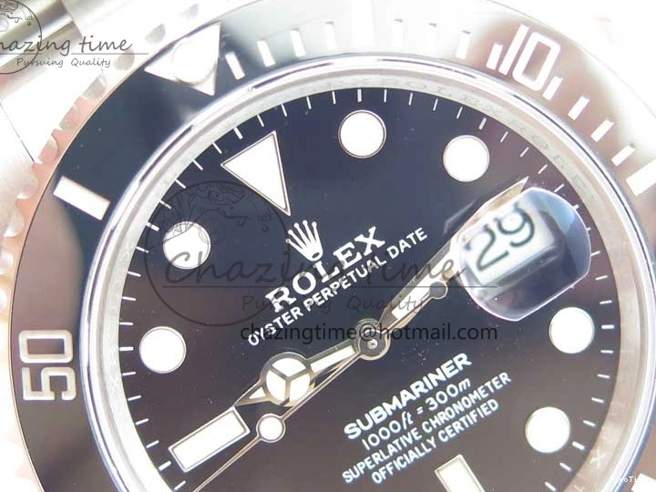 MiroTime 0307 Submariner 116610 LN Black Ceramic 316L Steel Noob 1:1 Best Edition V10. Stretchable 2865